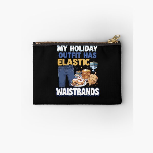 Item preview, My Holiday Outfit Has Elastic Waistbands Hanukkah designed and sold by YASSINE HZ.