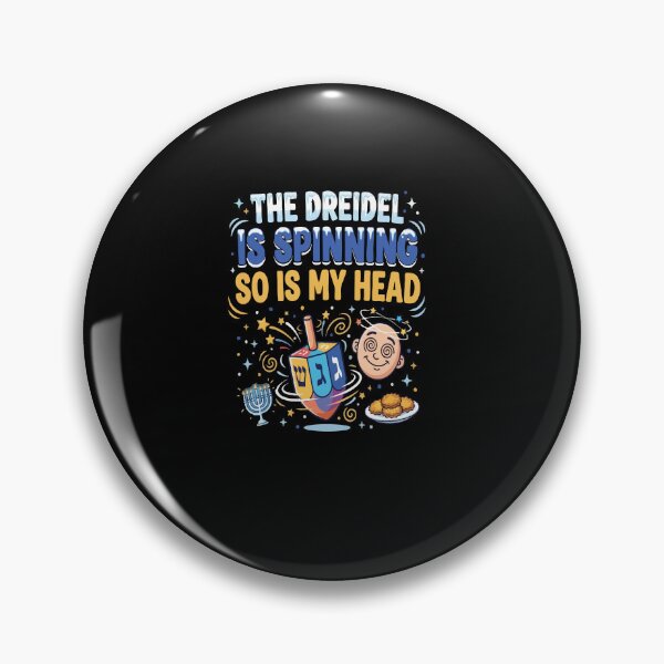 Item preview, Dizzy Dreidel Hanukkah Spinning Head Humor designed and sold by YASSINE HZ.