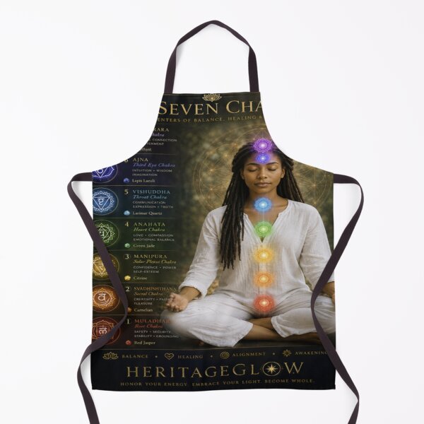 Item preview, The Seven Chakras designed and sold by HeritageGlow.