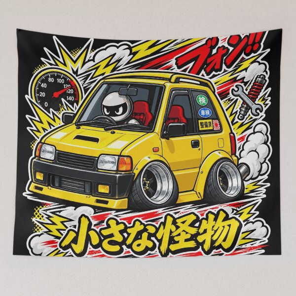 Item preview, Tiny Monster Kei Car Drift Funny JDM designed and sold by Night Shift Garage.