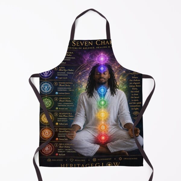 Item preview, The Seven Chakras designed and sold by HeritageGlow.