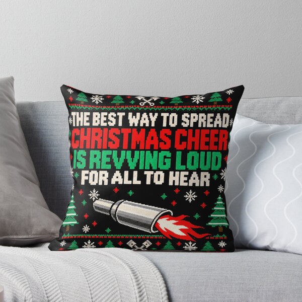 Item preview, Christmas Cheer Revving Loud Ugly Christmas Sweater Car designed and sold by Night Shift Garage.