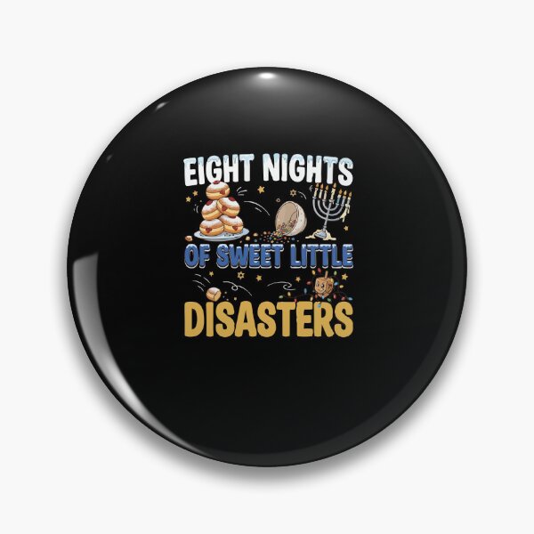 Item preview, Eight Nights Sweet Little Disasters Hanukkah designed and sold by YASSINE HZ.