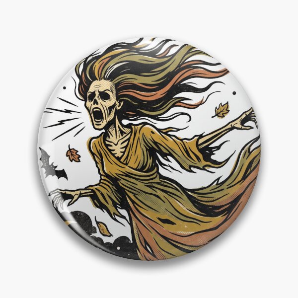 Item preview, Vintage Banshee Shrieks Halloween Night  designed and sold by Viinde.