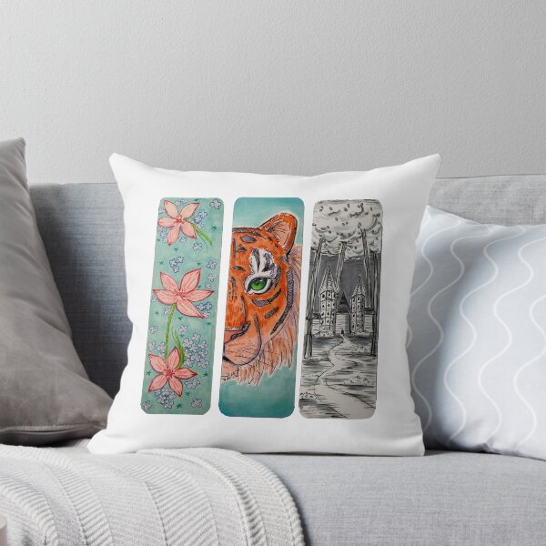 Item preview, Series of Designs (Cherry Blossoms, Tiger, Abandoned Castle) designed and sold by Lefty_Arts .