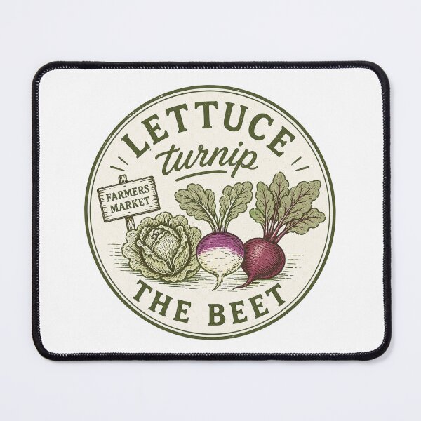 Item preview, Farmers Market - Lettuce Turnip the Beet designed and sold by CampAndCoast.