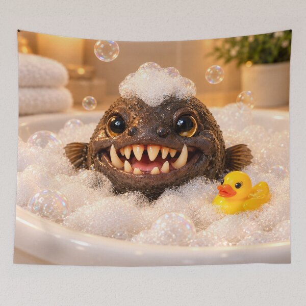 Item preview, Funny Fangtooth Fish Bubble Bath designed and sold by Sillytoe.