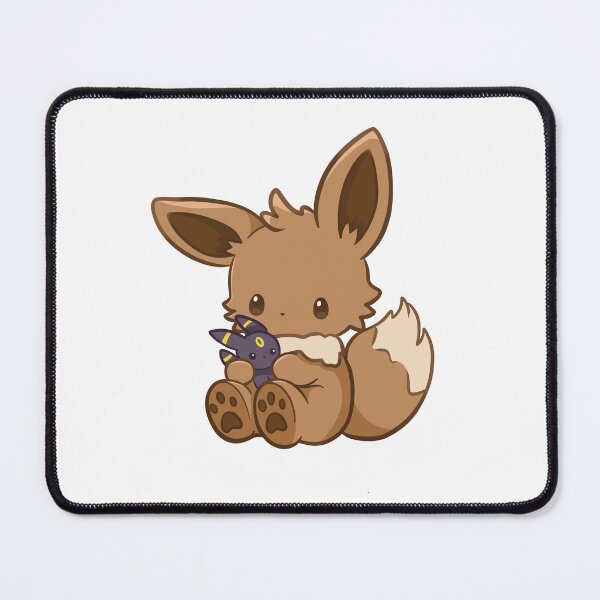 Item preview, Evee with umbreo n cute baby fox evolution  designed and sold by Mypixieart.