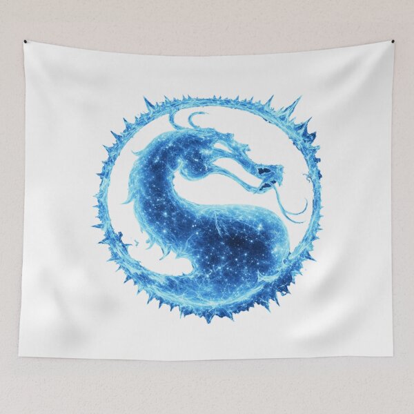 Aperçu de l'œuvre Symbole du Dragon MK - Glace créée et vendue par FreakNRetro.