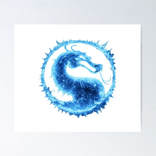 Item preview, MK Dragon Symbol-Ice designed and sold by FreakNRetro.