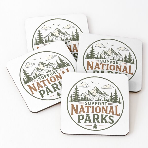 Item preview, Support National Parks designed and sold by CampAndCoast.