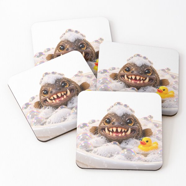 Item preview, Playful Fangtooth Fish Bathtub designed and sold by Sillytoe.