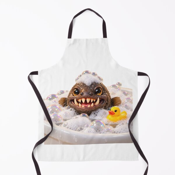 Item preview, Playful Fangtooth Fish Bathtub designed and sold by Sillytoe.