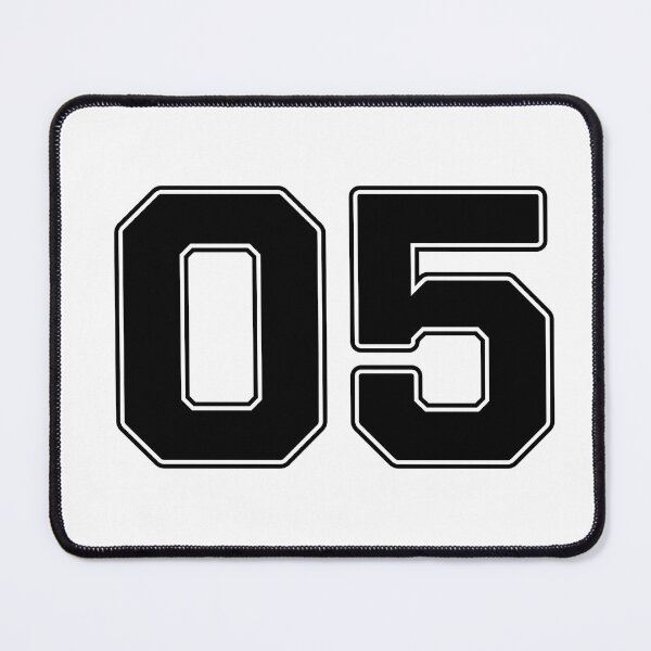 Item preview, 05 | Jersey Number 05 | Shirt Number 05 (Black) designed and sold by STUDIO-72.