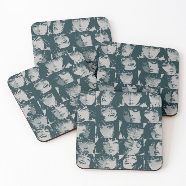 Item preview, Tokyo 90s Girls Emotions - Dark Teal  designed and sold by Lidra Zehcnas.