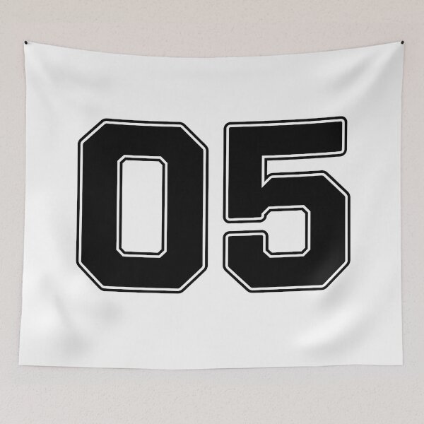 Item preview, 05 | Jersey Number 05 | Shirt Number 05 (Black) designed and sold by STUDIO-72.