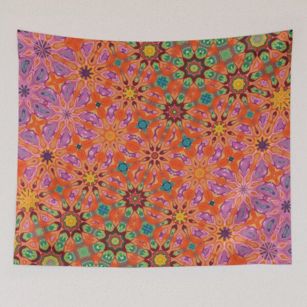 Item preview, Enchanted Mushroom Trip Pattern designed and sold by Shy Fractal Designs.
