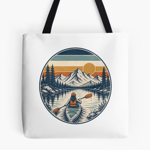 Item preview, Vintage Kayaker designed and sold by CampAndCoast.