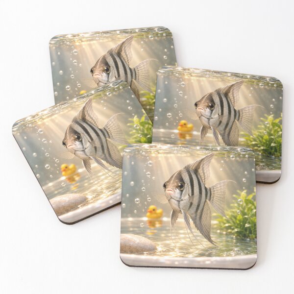 Item preview, Whimsical Angelfish Bathtub designed and sold by Sillytoe.