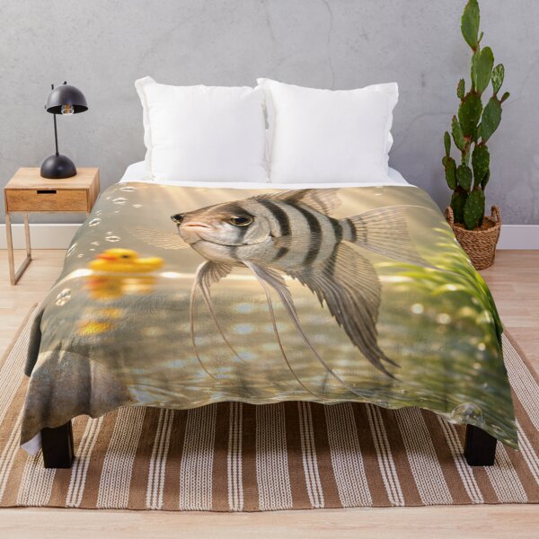 Item preview, Whimsical Angelfish Bathtub designed and sold by Sillytoe.