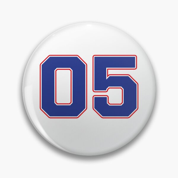 Item preview, 05 | Jersey Number 05 | Shirt Number 05 (Blue / Red) designed and sold by STUDIO-72.