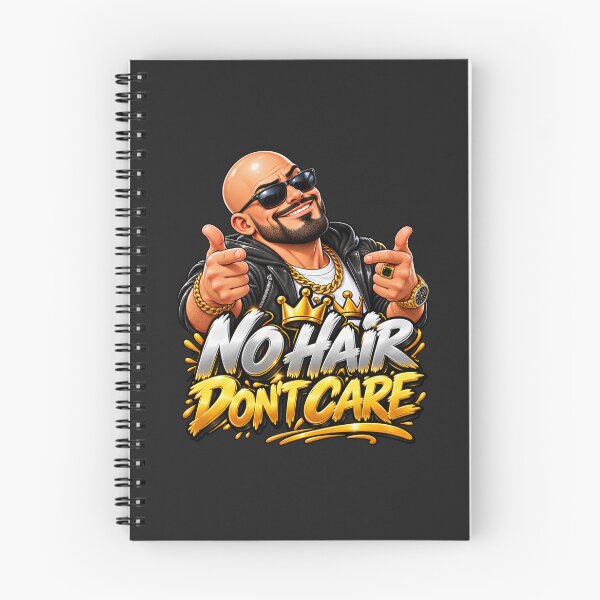 Item preview, No Hair Don't Care – Funny Bald Pride Design designed and sold by DIB Designs – Express Your Style.