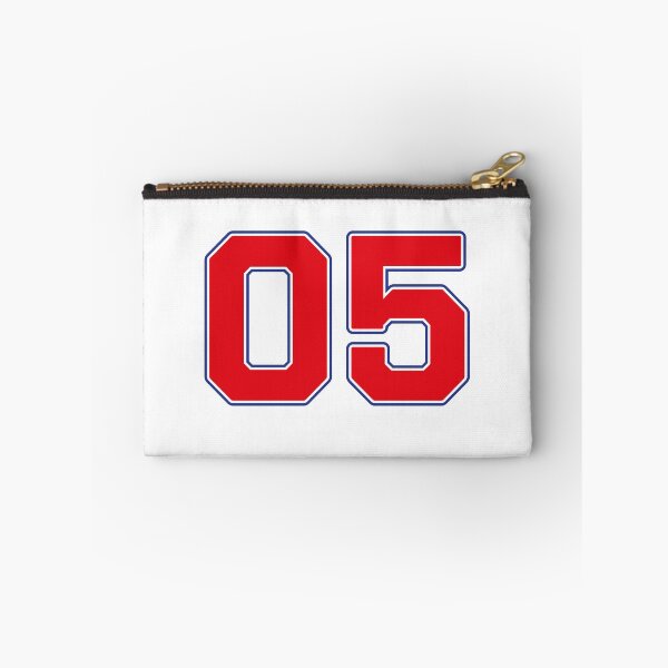Item preview, 05 | Jersey Number 05 | Shirt Number 05 (Red / Blue) designed and sold by STUDIO-72.