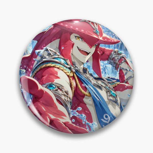 Item preview, Sidon Zora Prince Water Fantasy Art designed and sold by Mystic Wild Studio.