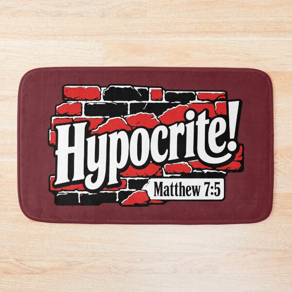 Item preview, Matthew 7:5 Hypocrite! First Remove The Plank From Your Own Eye designed and sold by plushism.