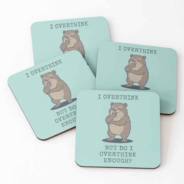 Item preview, Overthinking Rock Hyrax Funny Pondering Meme designed and sold by d247.