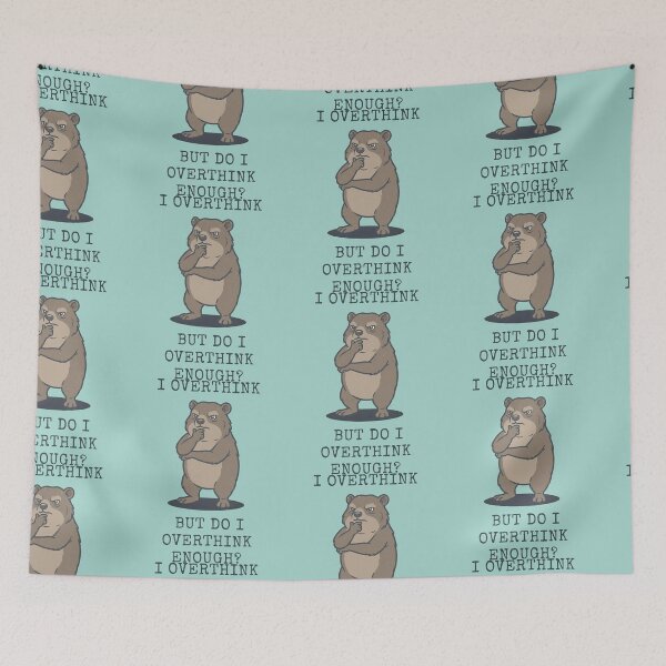 Item preview, Overthinking Rock Hyrax Funny Pondering Meme designed and sold by d247.
