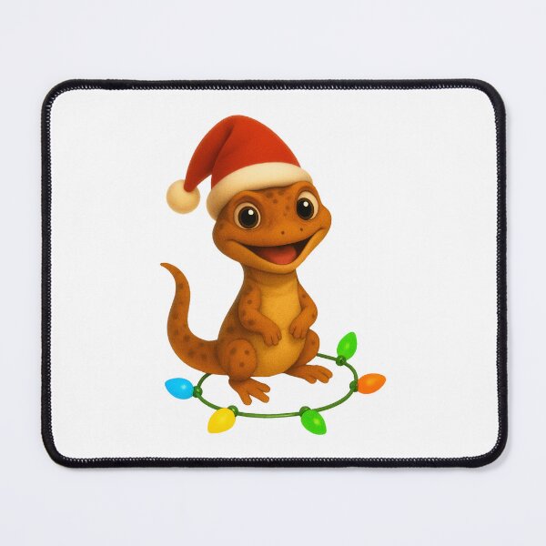 Item preview, Cheerful Newt Christmas designed and sold by Sillytoe.