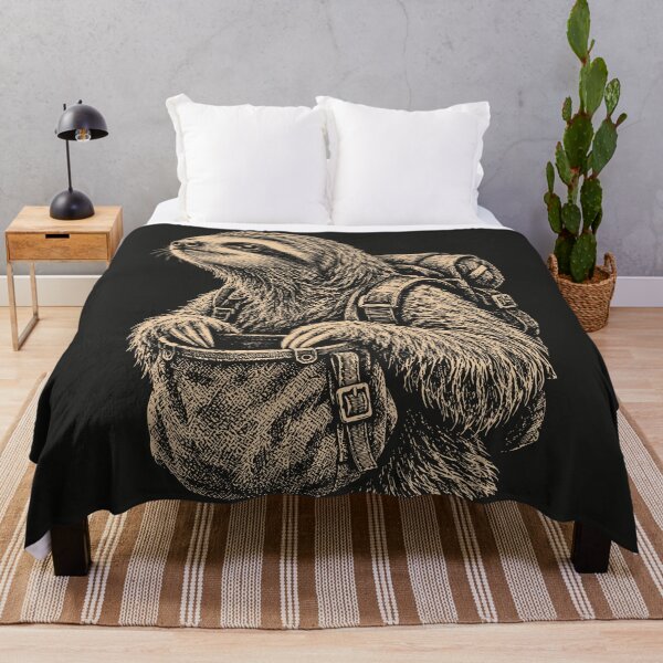 Item preview, Climber Sloth Vintage Climbing Animal Bouldering Outdoors  designed and sold by Y-Vibes.