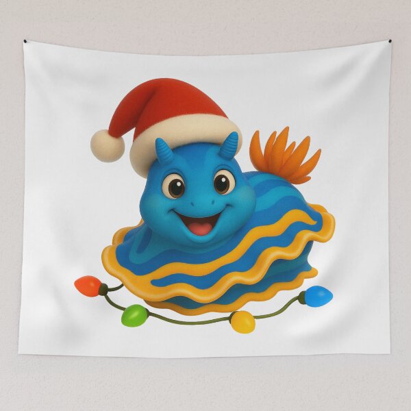 Item preview, Festive Nudibranch Christmas designed and sold by Sillytoe.
