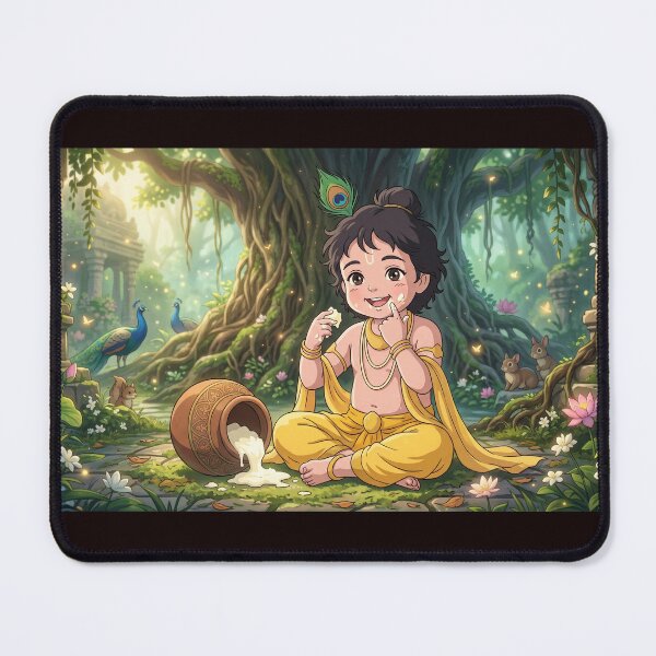 Item preview, Lord Krishna Art designed and sold by ShashiGodsArt.