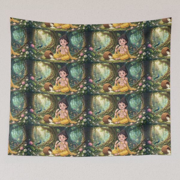 Item preview, Lord Krishna Art designed and sold by ShashiGodsArt.