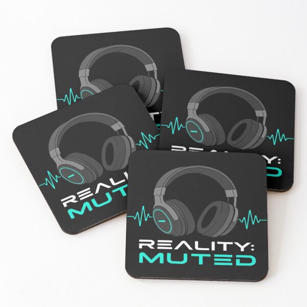 Item preview, Reality Muted Funny Audiophile Gamer Headphones Minimalist designed and sold by PozivoPlus.