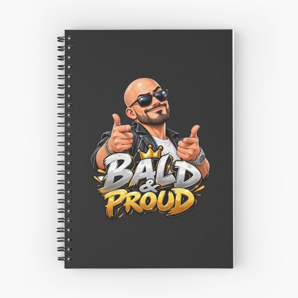 Item preview, Bald and Proud – Funny Bald Pride King Design designed and sold by DIB Designs – Express Your Style.