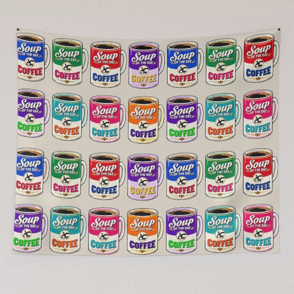 Item preview, Soup of the Day: Coffee, Warhol-Inspired Pop Art designed and sold by Art & Coffee.