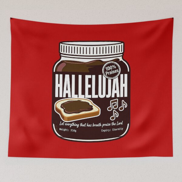 Item preview, Psalm 150:6 Hallelujah - 100% Praises designed and sold by plushism.