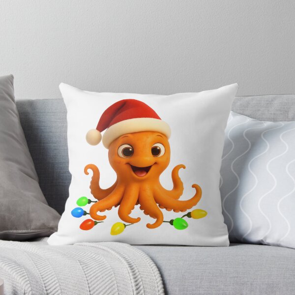 Item preview, Playful Octopus Christmas designed and sold by Sillytoe.