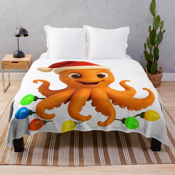 Item preview, Playful Octopus Christmas designed and sold by Sillytoe.