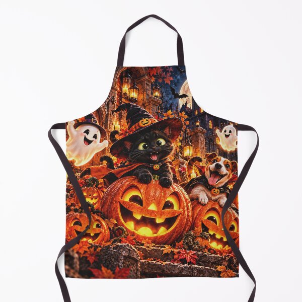 Item preview, Halloweenowa Przygoda – Kot Czarodziej i Dynie designed and sold by Visual Arts Sławomir Grzanek.