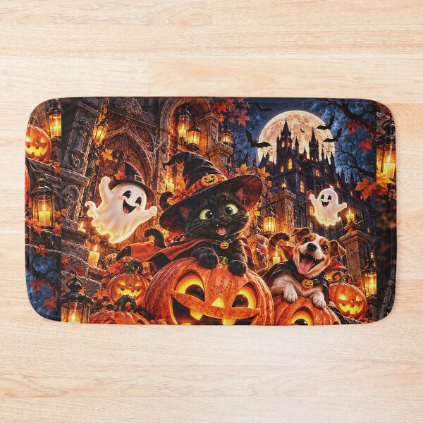 Item preview, Halloweenowa Przygoda – Kot Czarodziej i Dynie designed and sold by Visual Arts Sławomir Grzanek.