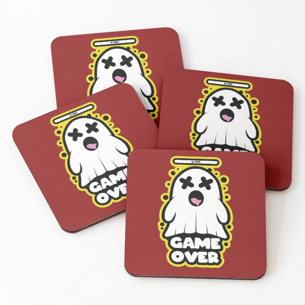Item preview, GAME OVER Ghost Funny Halloween Gift designed and sold by Plant On Demand.