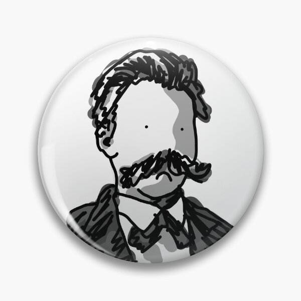 Item preview, frowny friedrich wilhelm nietzsche designed and sold by altstopco.