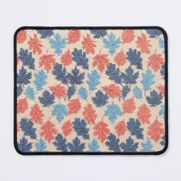 Item preview, Modern Autumn Leaves Cross Stitch Pattern designed and sold by GangisHouse.