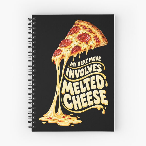 Item preview, Melted Cheese Next Move Pizza Humor designed and sold by Katalice Design.