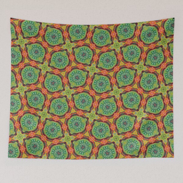 Item preview, Sliced Kiwi Fruit Pattern designed and sold by Shy Fractal Designs.