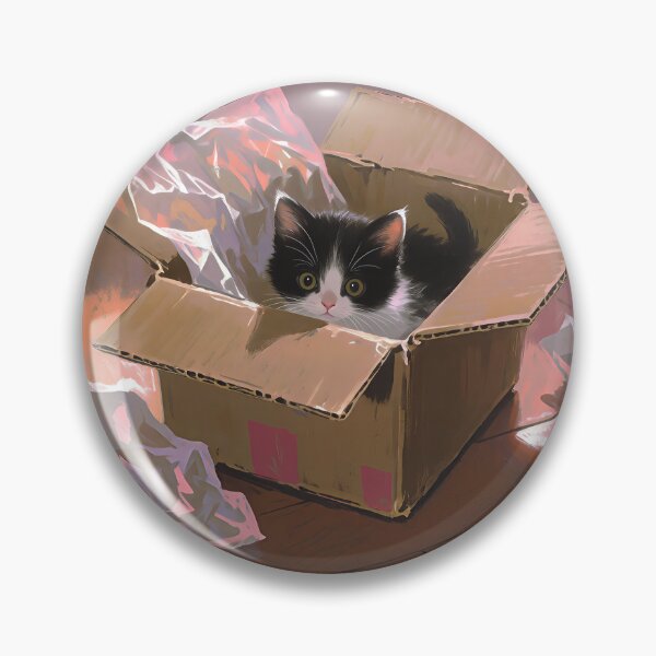 Item preview, Kitten in a Cardboard Box designed and sold by The Deep Studio.